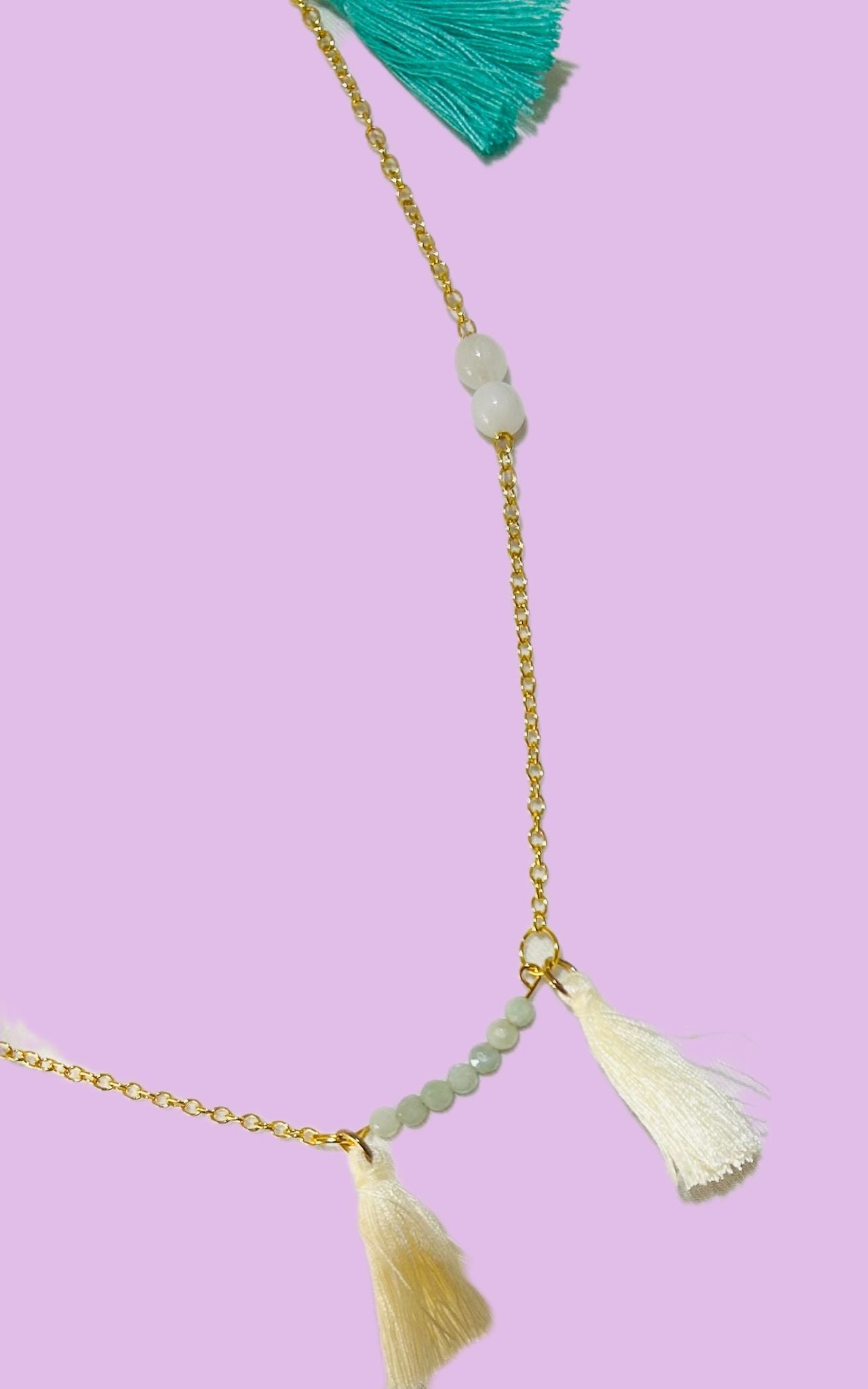 Collier Alizé - Douceur Bohème en Jades Sacrés