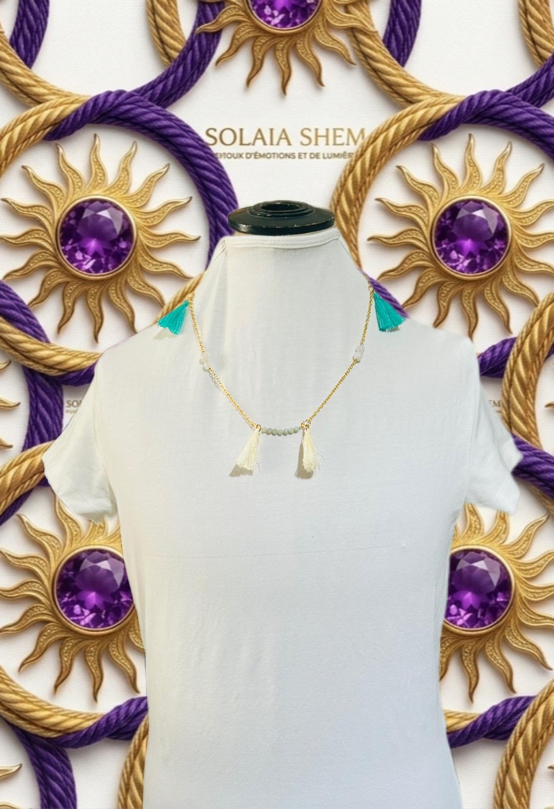 Collier Alizé - Douceur Bohème en Jades Sacrés