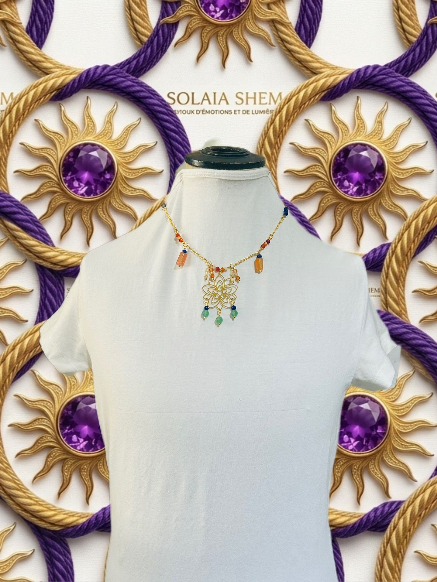 L’Étoile des Aurès – Collier Talisman & Harmonie Sacrée
