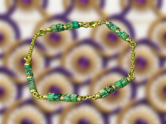 Bracelet de cheville "L'Éveil de Gaïa"